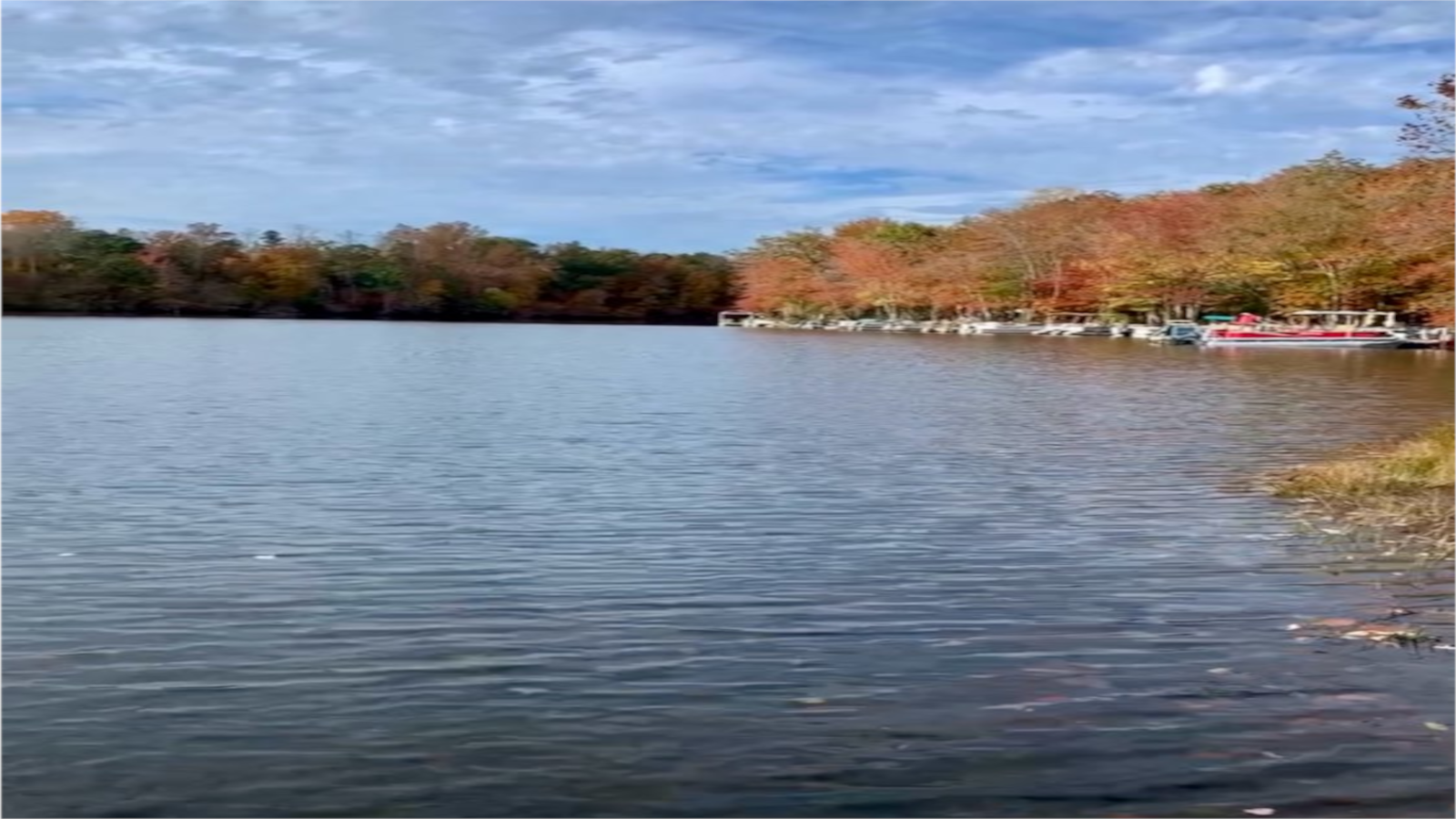 Boating on the lake